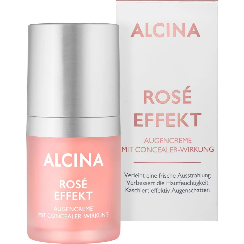 Alcina Geschenkset Rose Effekt Skin - Tagescreme 50ml + Augencreme 15ml + Tasche - Image 5