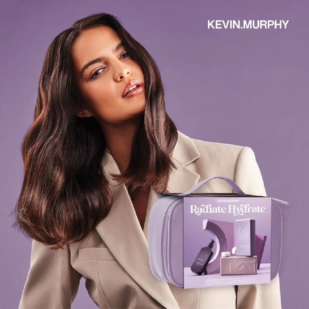 Kevin.Murphy Radiate Hydrate Kit - Hydrate-Me Wash 250ml + Hydrate-Me Rinse 250ml + Young Again 100ml + Kosmetiktasche - Image 6